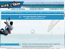 Tablet Screenshot of kitesurf-hyeres.com